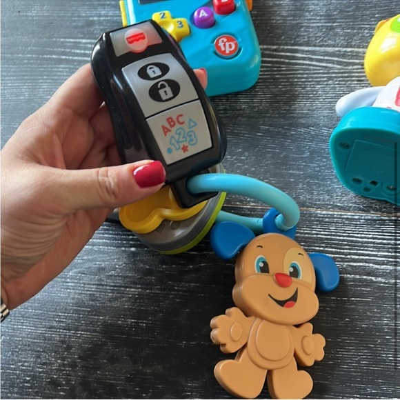 🔴 Fisher-Price Laugh & Learn Play & Go Keys Puppy Key Toy EUC - Picture 5 of 5